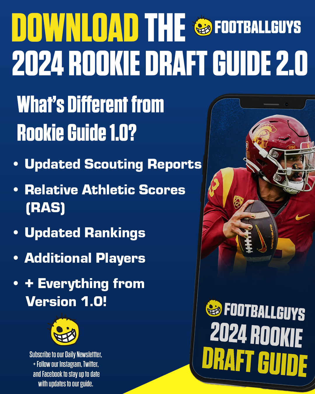 footballguys 2024 rookie draft guide