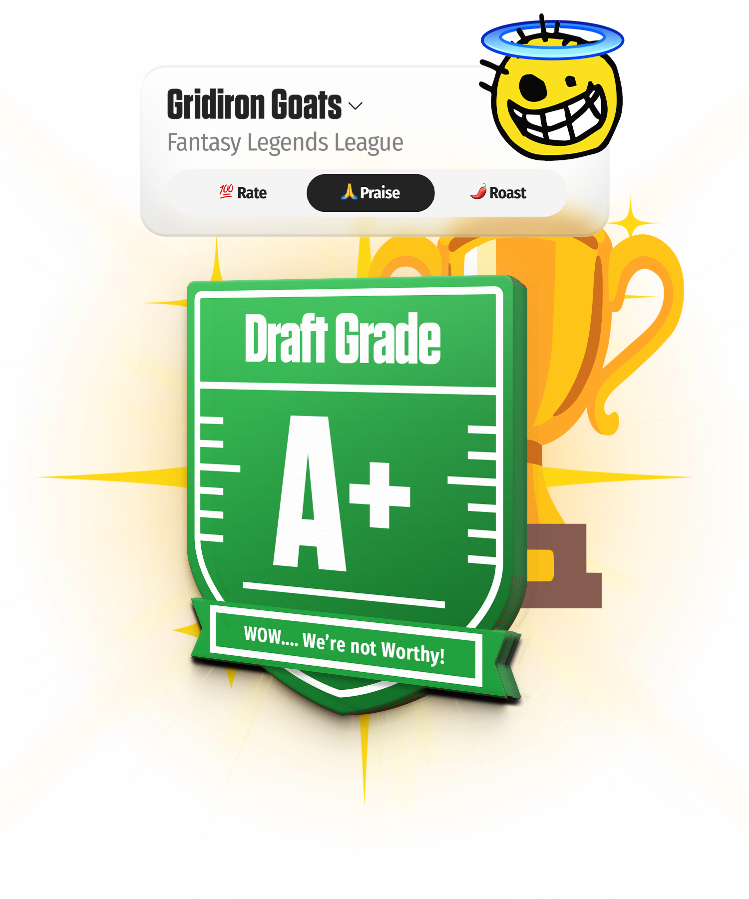 Praise My Team Interface
