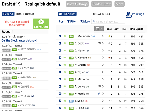 Image of Draft Dominator Online